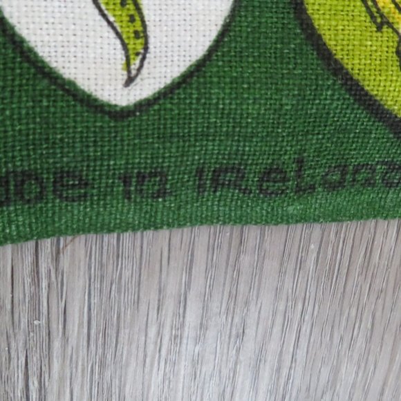 IRELAND Scenic TEATOWEL Vintage 100% Linen 28" x 19" (K170) - Picture 4 of 7